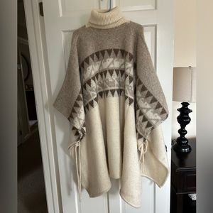Hilda brand Icelandic wool poncho